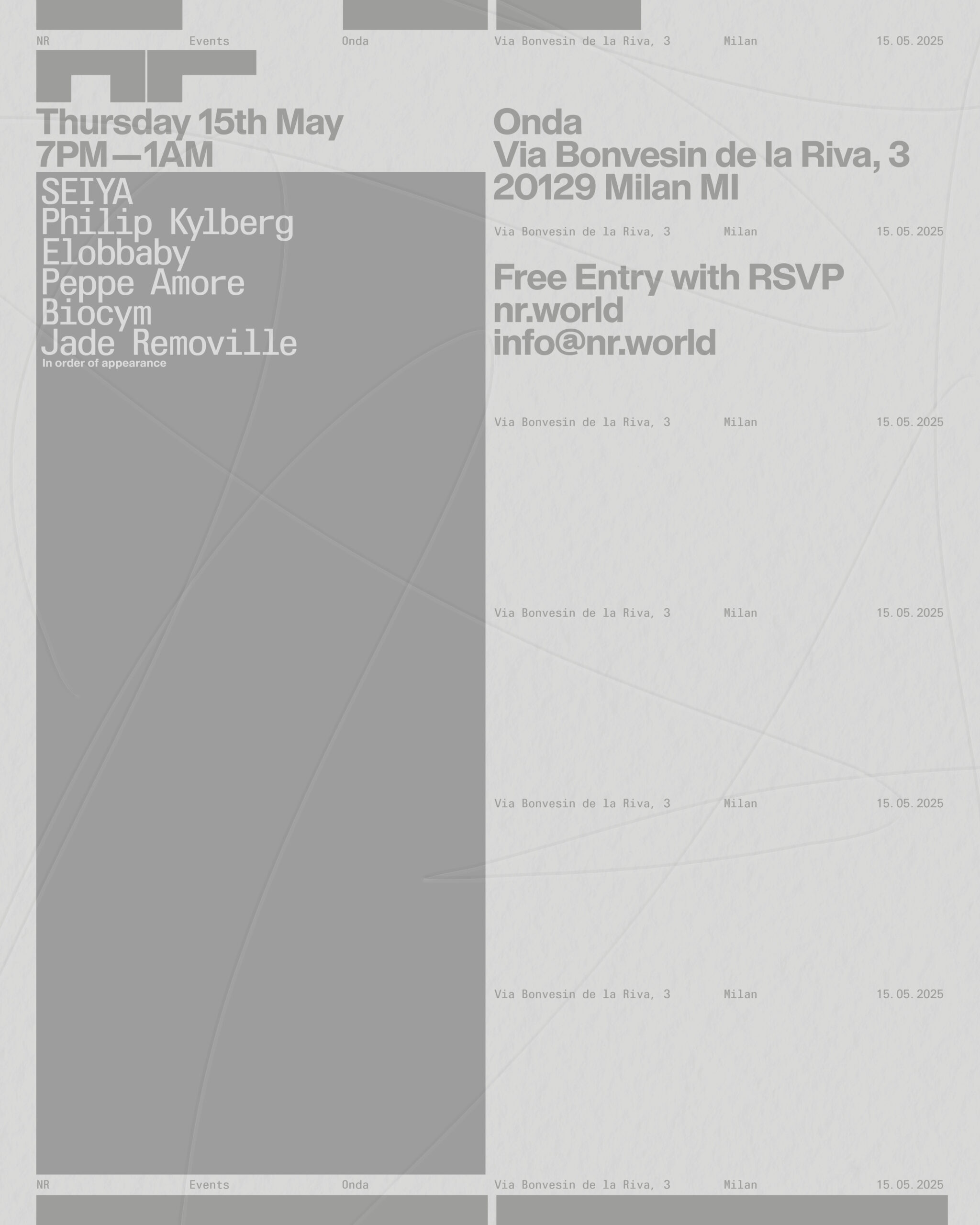 NR Listening Session