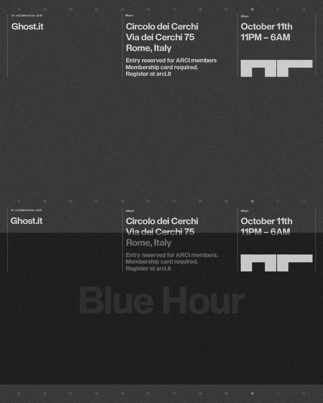 NR and Ghost.it present Blue Hour